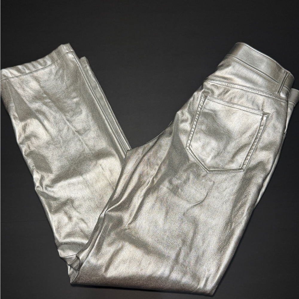 Abercrombie & Fitch Light Gray High-Rise '90s Straight Jeans